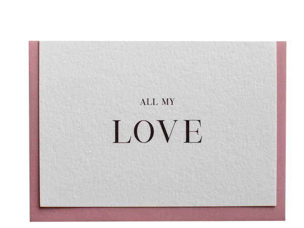 All my love