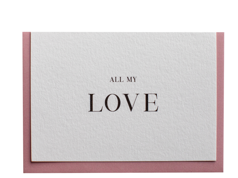 All my love