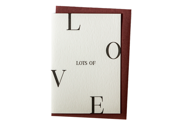 Love // Letterpress