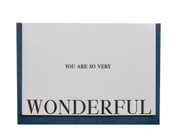 So very wonderful