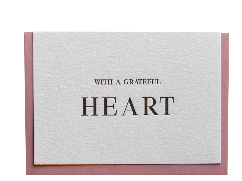 A grateful heart