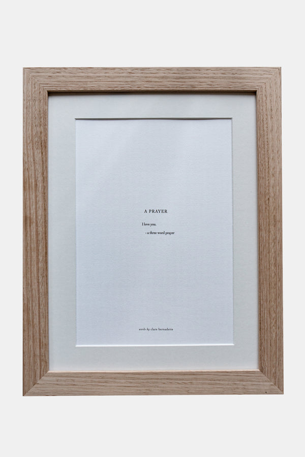 "A Prayer" Print