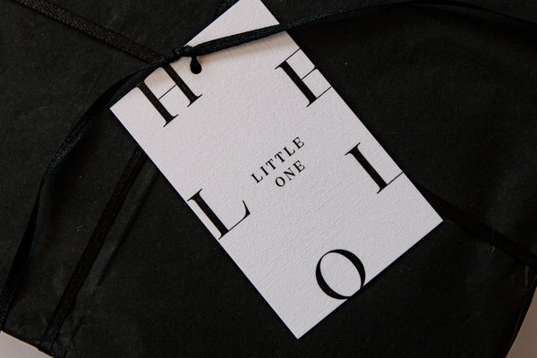 Hello little one // Gift Tag