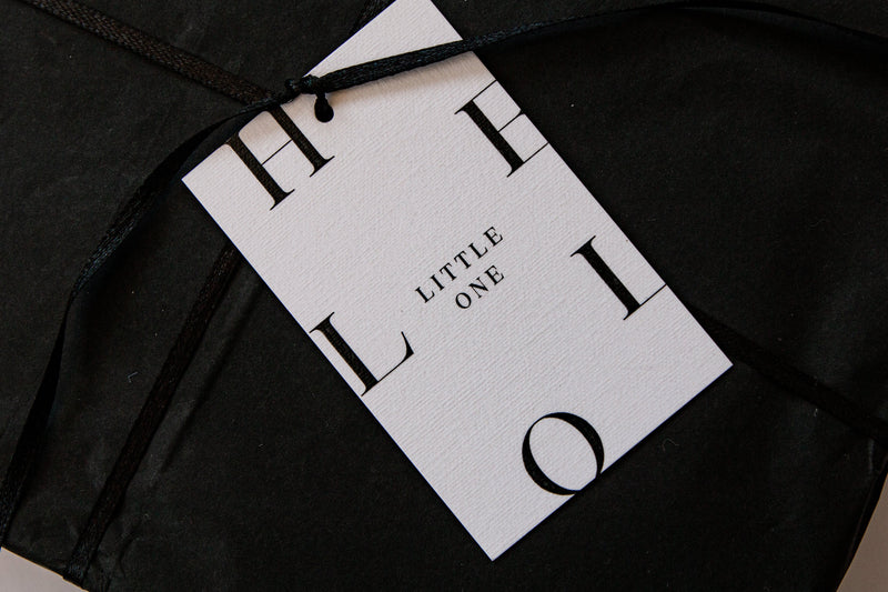 Hello little one // Gift Tag