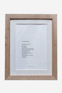 "It Can Be Yours" Print