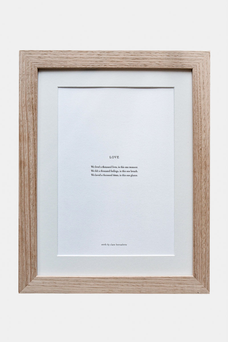 "Love" Print