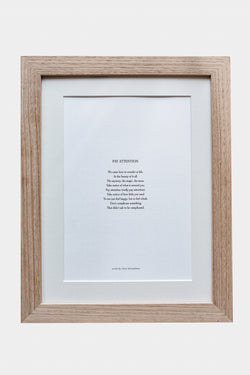"Pay Attention" Print