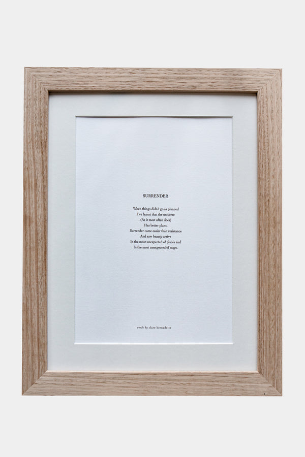 "Surrender" Print